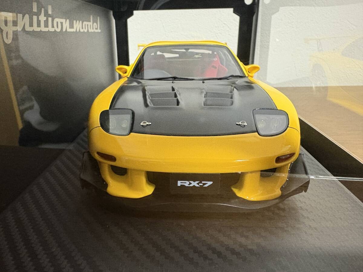 Ignition Model 1/18 Mazda Rx-7 Fd3S Yellow Takahashi Keisuke