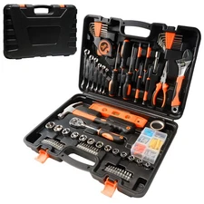 141 Piece Tool Set Auto Repair Tool Socket Wrench Household Portable Mixed Tool