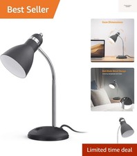 Metal Desk Lamp, Eye-Caring Table Lamp, Study Lamps with Flexible Goose Neck ...