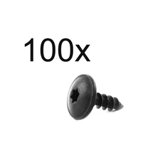 100x VW Skoda Seat Audi Hex Socket Sheet Metal Screw 5X16 N90974701
