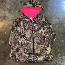 Mossy Oak Womens Hoodie Sweater Camo Pink Hunting Small Break Up Infinity
