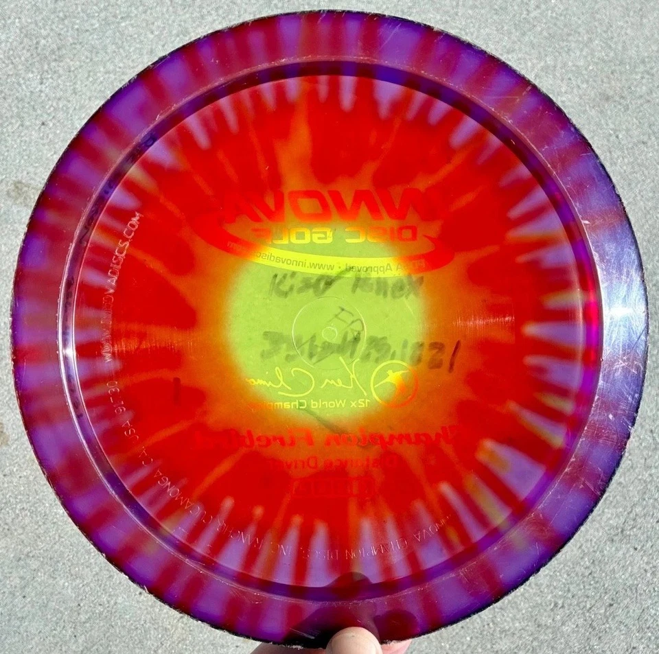 Innova Champion Firebird RARE - Penned FB - FLAT - 12x KC IDye Classic Disc Golf - Image 2 of 4