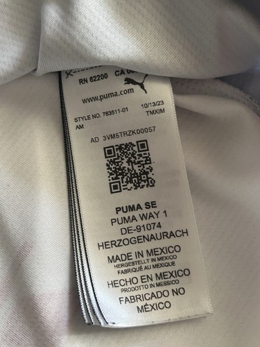 Chivas Guadalajara 23/24 Authentic Puma Away Soccer Jersey Shirt Kit Medium - Picture 4 of 7