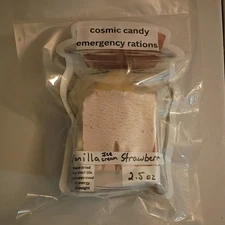 Cosmic Candy Freeze Dried mixed pack vanilla/strawberry  Ice Cream 2.5 Oz Bag