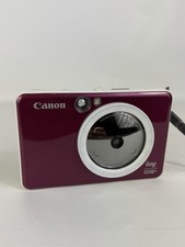 Canon IVY CLIQ Ruby Red Instant Camera Printer ZV-123 2x3 ZINK  Bluetooth