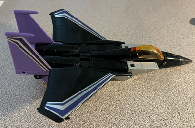 Transformers SKYWARP Deception 1984 Seeker G1 Jet near complete - extra parts