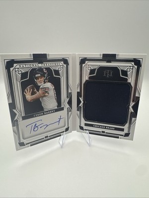 2023 National Treasures Tyson Bagent Rookie First Edition Booklet