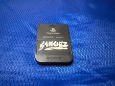 Sony SCPH-1020 HI Playstation Memory card -Black tested works