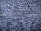 L. L. Bean mens large organic cotton zip sweater blue — photo 5