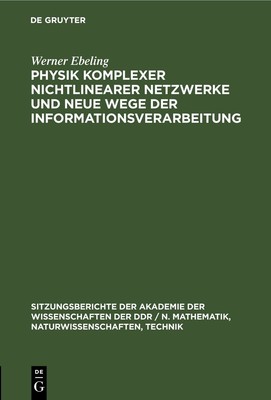 Werner Ebeling Physik Komplexer Nichtlinearer Ne (Gebundene Ausgabe) (US IMPORT)