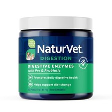 NaturVet Digestive Enzymes for Dogs  Probiotics  Prebiotics - Supports