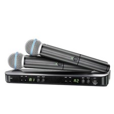 NEW Shure BLX288/PG58 Handheld Wireless Microphone System Come with 2 Microphone