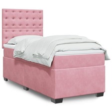 Boxspringbett mit Matratze Lattenrost Bettgestell Polsterbett Bett Samt vidaXL