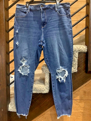AE AMERICAN EAGLE HI- RISE JEGGING DREAM JEANS  STRETCH WOMEN 20 REG