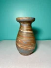 Vintage Vase - Niloak Mission Swirl Pottery 1946  Brown, Red, Tan