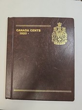 1920-2006 Canada Small Cents Album With 94 Coins Almost Complete