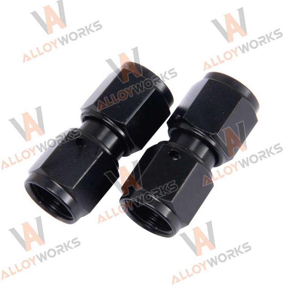 AN6 6AN Geflochtene Kraftstoffleitung Schlauch Drehgelenk Fittings Kit