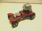 Vintage Hot Wheels Blackwall RED BARON (Enamel Red) EX+