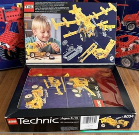 1980s Vintage Lego Technic BUNDLE - Sets 8034, 8064, 8854 - Read Description