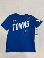 T-Shirt Nike Nba Minnesota Timberwolves Kat #32 Dri-Fit Kinder S (8 Jahre) Blau