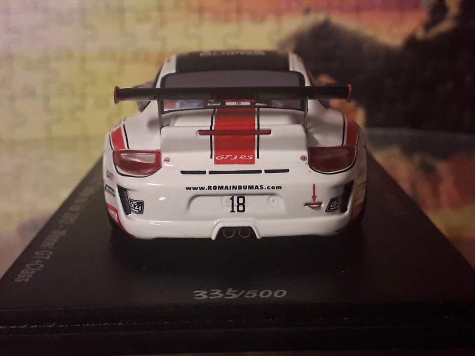 spark sf052 ed.lim.335 di 500pz.porsche 997 gt3 rs rally du var 2012 R.DUMAS 1:4 - Immagine 4 di 4