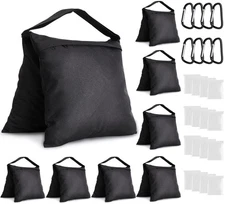 Aimosen 8 Packs Sandbags Weight Bags for Light Stand Photography Video Suppor...