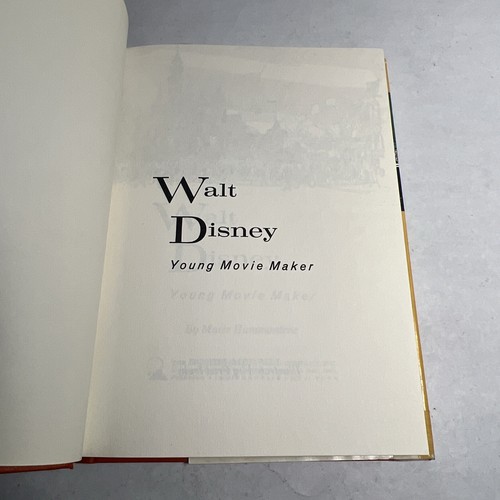 1969 WALT DISNEY, Young Movie Maker by Marie Hammontree - HC, DJ, 1st Ed. GOOD - Picture 3 of 22