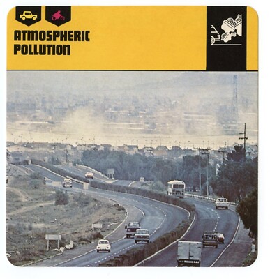 Atmospheric Pollution - Pollution Auto Rally Edito Service SA Card