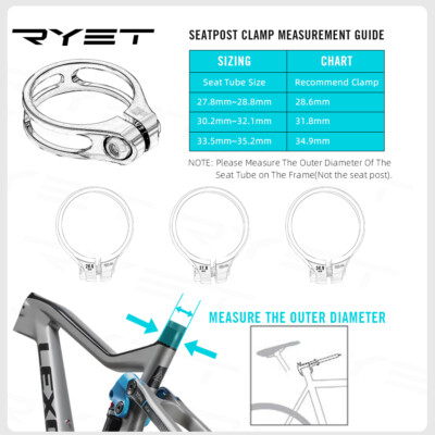 Seatpost Collar How To Determine Seatpost Clamp Size Bike Seat - Main Image