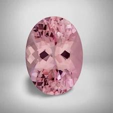 Morganite Oval Cut Gemstone 5.1 Cts - 12x10 mm VVS Loose Gem
