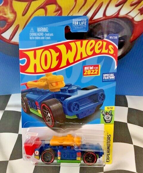 Hot Wheels 2022 HW Experimotors 9/10 165 Bricking Speed Blue PR5