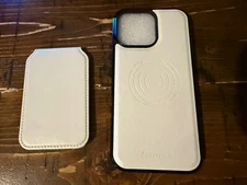 2 in 1 Magnetic Leather Card Wallet Mag Safe Case For iPhone 16 Pro Max - White