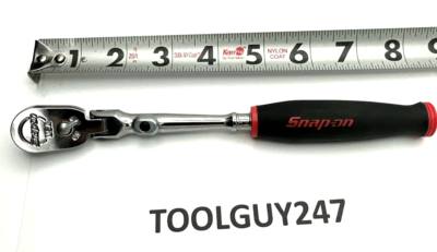 #ad SNAP ON TOOLS USA 1 4quot; Drive Red Soft Grip Locking Flex Head Ratchet THLX72 NEW $219.95
