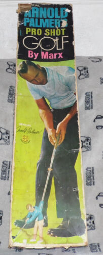 ARNOLD PALMER Pro Shot Golf * Vintage 1960s Marx * Incomplete / Some Extras *