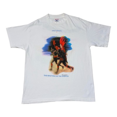 Vintage 90s Paul Simon Rhythm Of The Saints Concert Tour 1991 T 