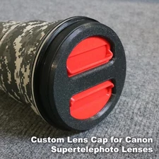 Special L-Series Edition Custom Lens Cap for Canon RF 600mm f/4L IS
