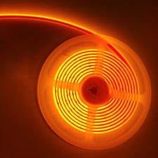 Orange 16.4ft Cob Led Strip Lights 12v 24v Flexible Waterproof Outdoor Lighting Orange 16.4ft Cob Led Strip Lights 12v 24v Flexible Waterproof Outdoor Lighting