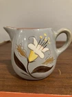 Vintage Mid Century Stangl Pottery Golden Harvest Creamer Pitcher Green MCM 4”