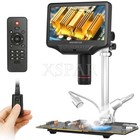 Andonstar Ad407 Pro Digital Microscope w/7inch Screen and Upgrade for Soldering