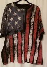 Men's Flag Stars Stripes T-Shirt ODM It's About the Art Men's Americana Size 2XL