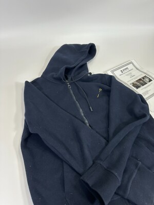 LOUIS VUITTON STAPLES EDITION 長袖　紺色 Authentic Louis Vuitton Sweatshirt Staples Edition Zipped Hoodie