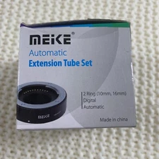 Meike MK-P-AF3A Metal Auto Focus Macro Extension Tube Adapter Set (10,16mm)