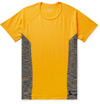 MISSONI x Adidas Men's 'C.R.U Space-Dyed Melange Knit Jersey' T-Shirt Gold S NWT