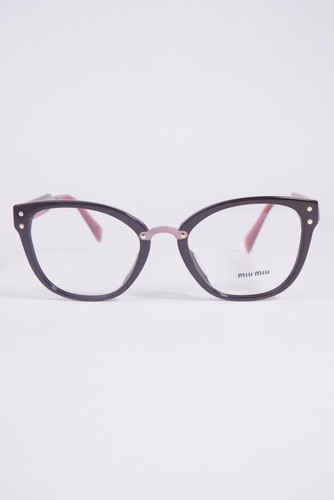 Miu MU04QVA Donna Occhiali Marrone Quadrato Cornice Demo Lente 140mm Full Rim - Picture 2 of 12