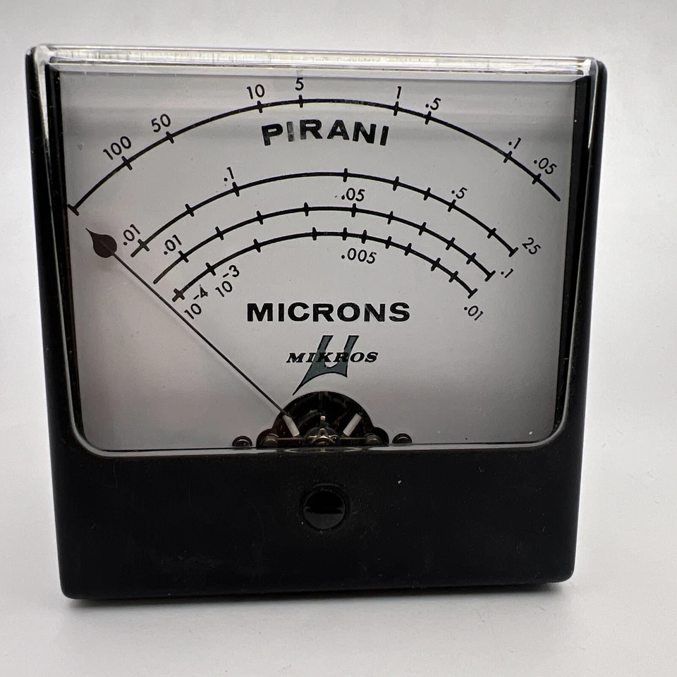 Medidor de painel de mícrons para equipamentos Mikros.    Feito por Simpson. Pirani - Imagem 4 de 4