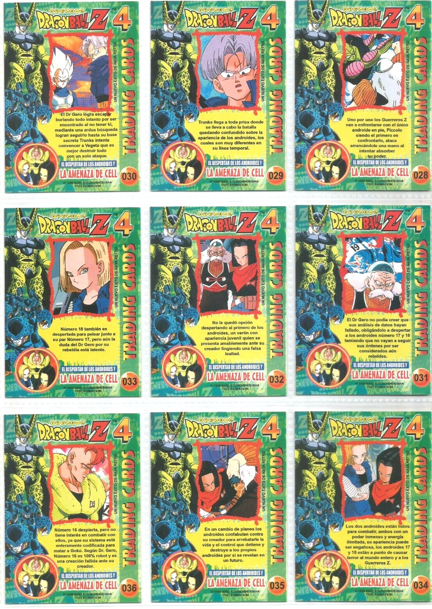 2023 DRAGON BALL Z4 #091 GOKU GOHAN TRUNKS CELL PERU Edition Trading Cards  TCG