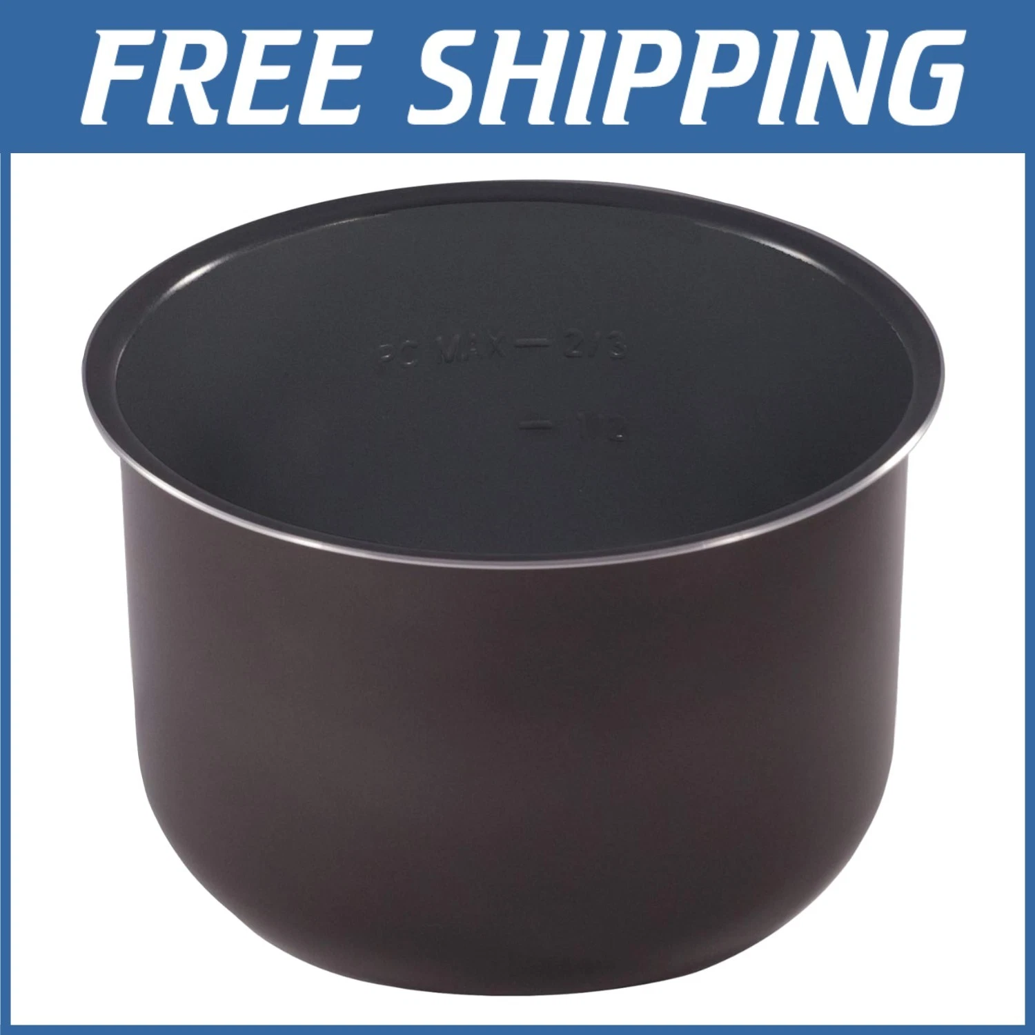 Non-Stick Inner Pot for 6-Qt Multi-Cooker