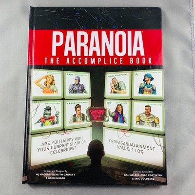Paranoia The Accomplice Book RPG Mongoose Publishing Hardcover NM/NM