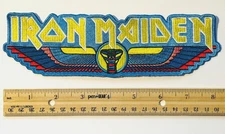 Iron Maiden - Powerslave Belt Buckle EXC Licensed Oversized EMBROIDERED Patch