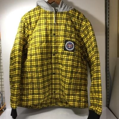Veste à capuche en lin matelassé Supreme XL homme occasion carreaux survêtement